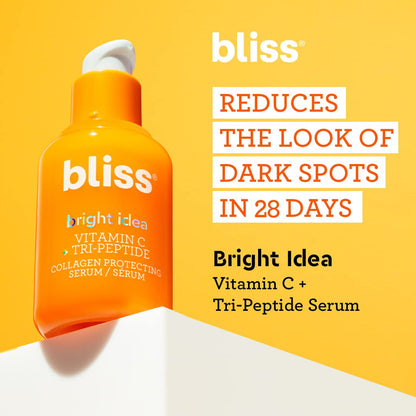 Bliss Bright Idea Vitamin C + Tri-Peptide Brightening Serum - 1 Fl Oz - Hydrating BlissUS supplements