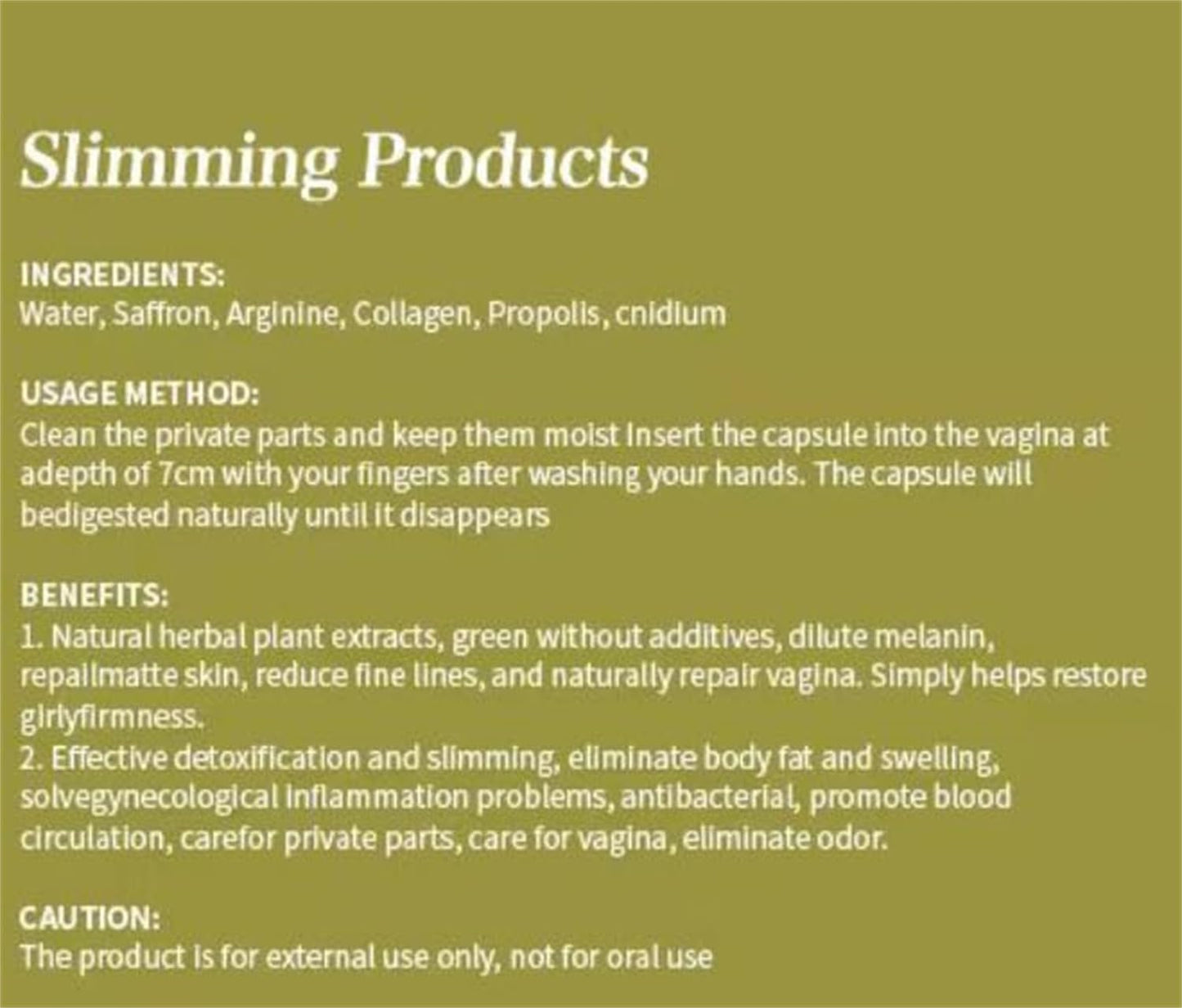 Natural Repair Vagianal Capsules, Anniecare Instant Anti-Itch Detox Slimming Products GDSAFSUS supplements