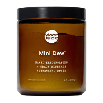 Moon Juice Mini Dew Electrolytes Powder - Sugar Free Minerals & Electrolyte Hydration Powder for Instant Hydration & Brain Support - Magnesium, Calcium, Potassium, Pink Salt, Unflavored, 30 Servings Moon JuiceUS supplements