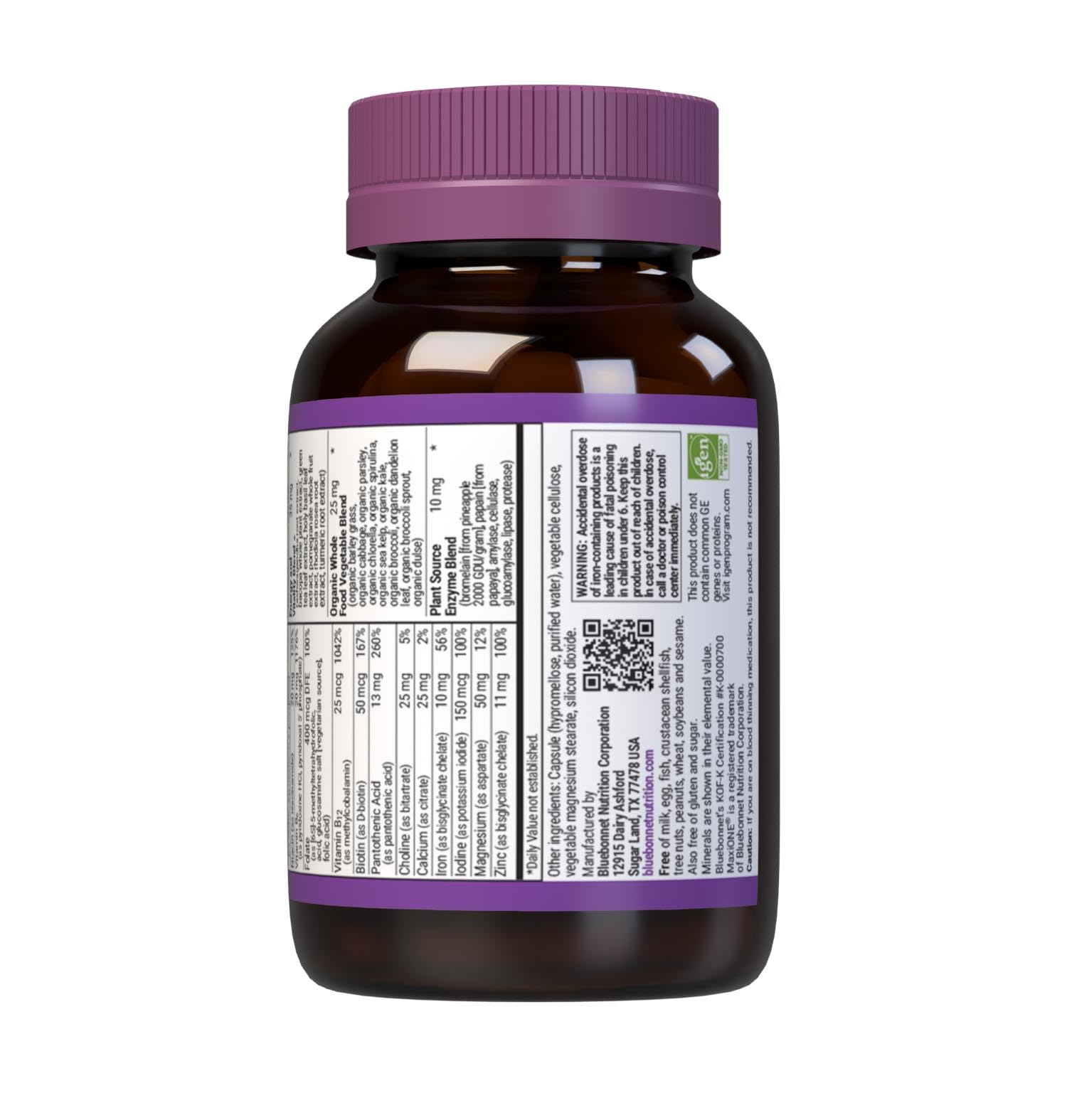 Bluebonnet Maxi One Iron Caplets, 30 Count (743715001107) BlueBonnetAu supplements