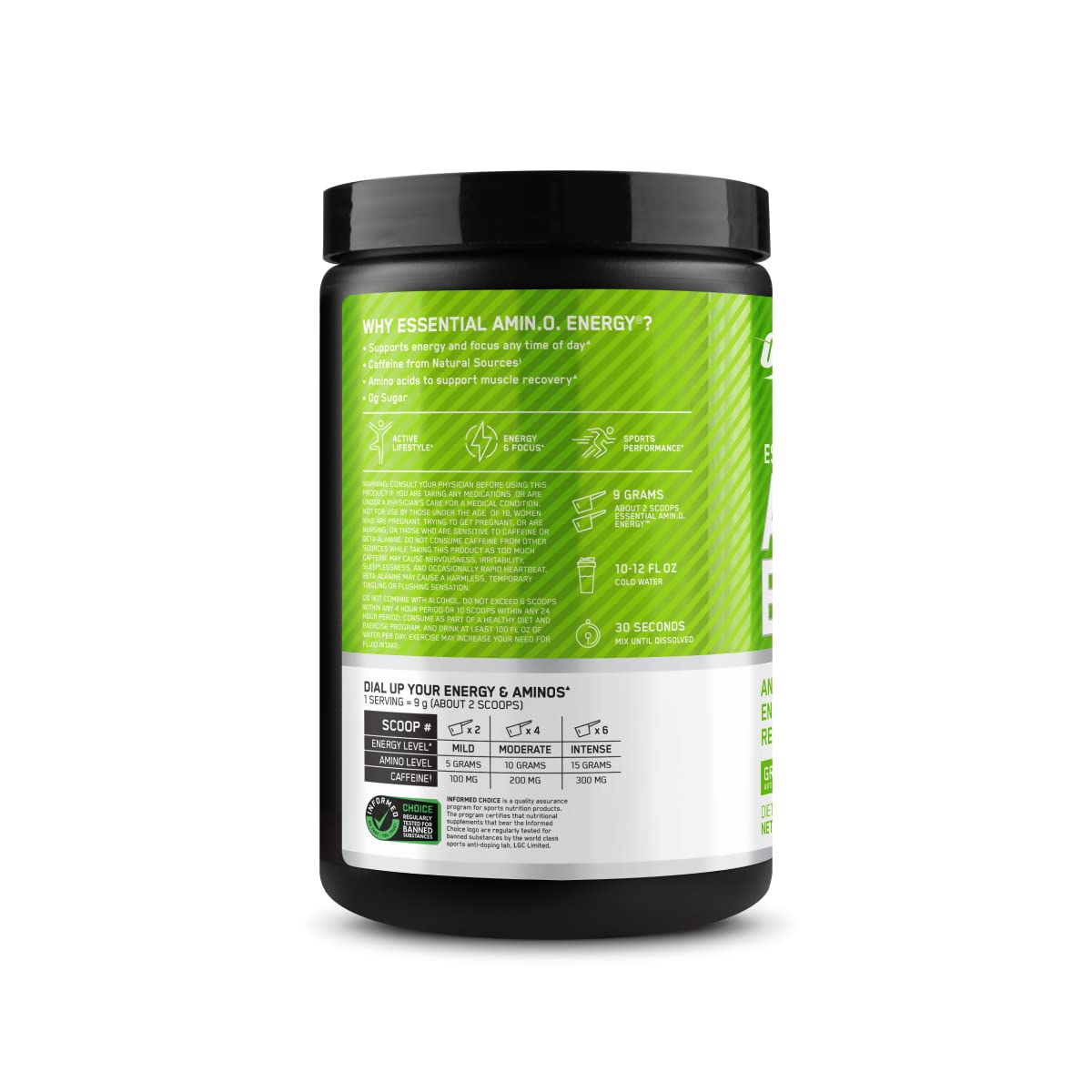 Optimum Nutrition Amino Energy - Pre Workout with Green Tea, BCAA, Amino Acids Optimum NutritionUS supplements