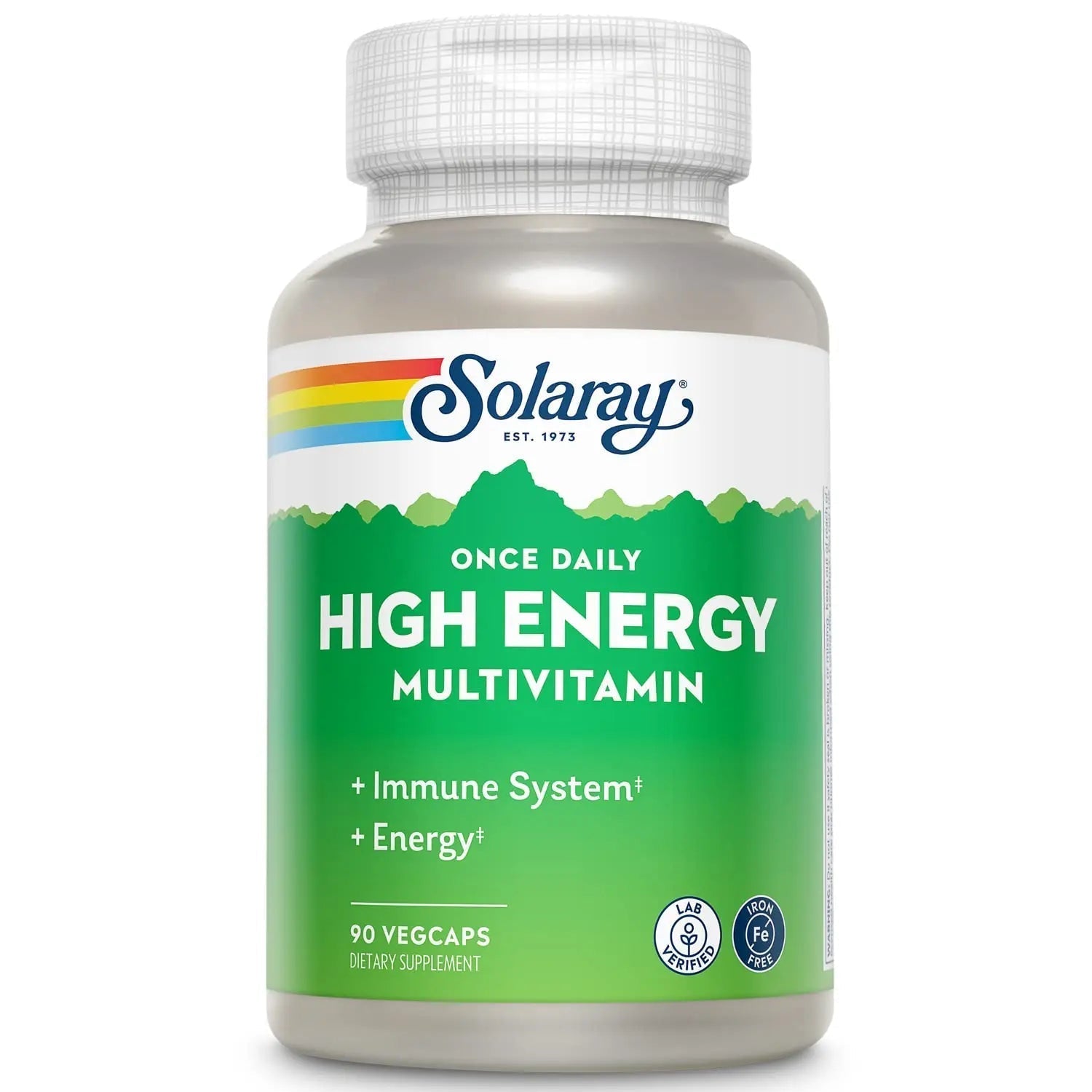 SOLARAY Once Daily High Energy Multivitamin, Iron Free, Immune System and Energy Support, Whole Food and Herb Base Ingredients SOLARAYAu supplements