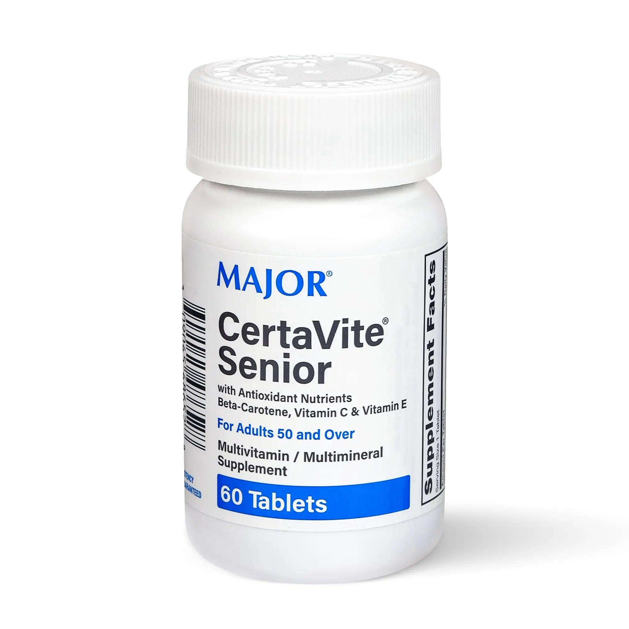 MAJOR CertaVite Senior Multivitamin with Antioxidants – Multivitamin for Women and Men with Beta-Carotene, Iron MAJORAu supplements