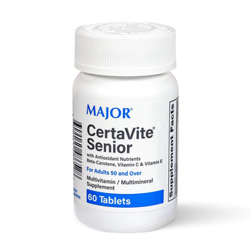 MAJOR CertaVite Senior Multivitamin with Antioxidants – Multivitamin for Women and Men with Beta-Carotene, Iron MAJORAu supplements