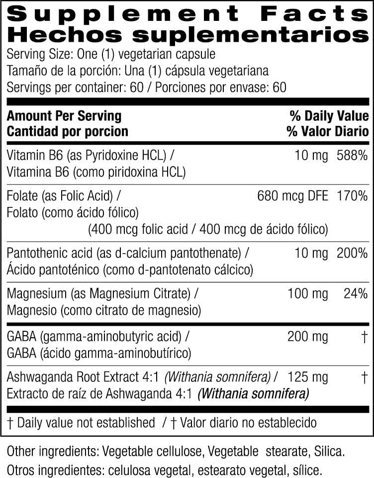 Bio Nutrition Stress Wellness with Ashwagandha, 60 Vegetarian Capsules Bio NutritionAu supplements
