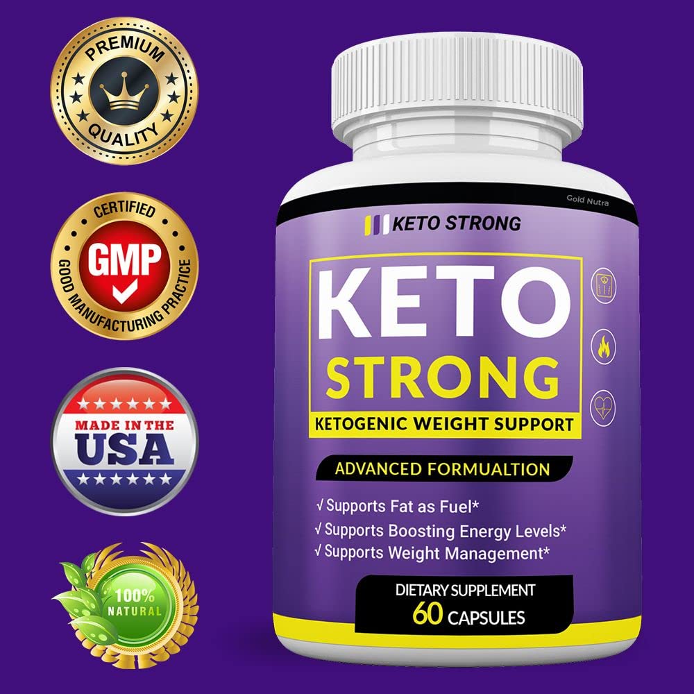 Gold Nutra (3 Pack) Keto Strong Diet Pills, New 2022 Formula, 3 Month Supply Gold NutraAu supplements