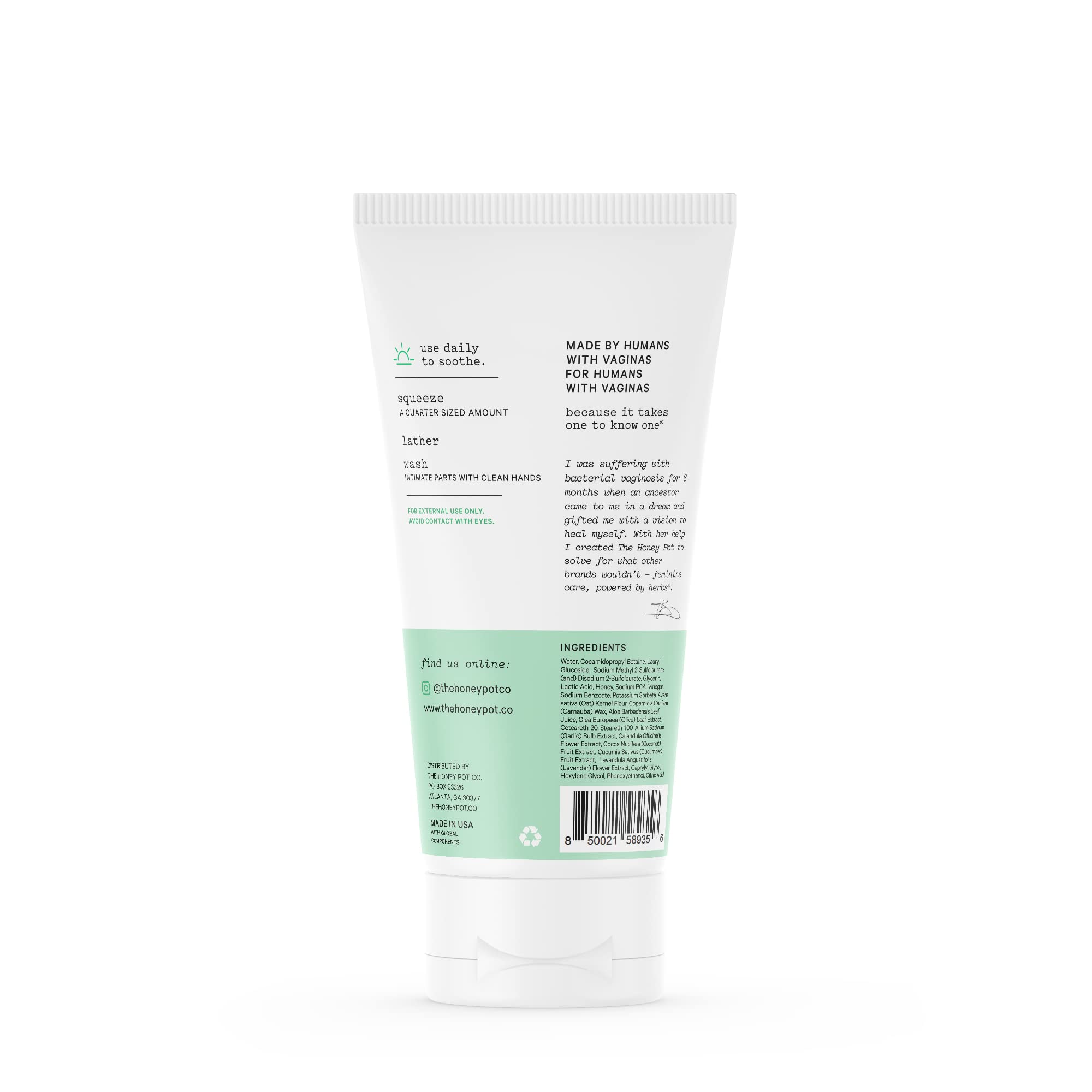 The Honey Pot Company - Anti-Itch Soothing Colloidal Oatmeal Wash - Plant Derived Feminine Care The Honey Pot CompanyAu supplements