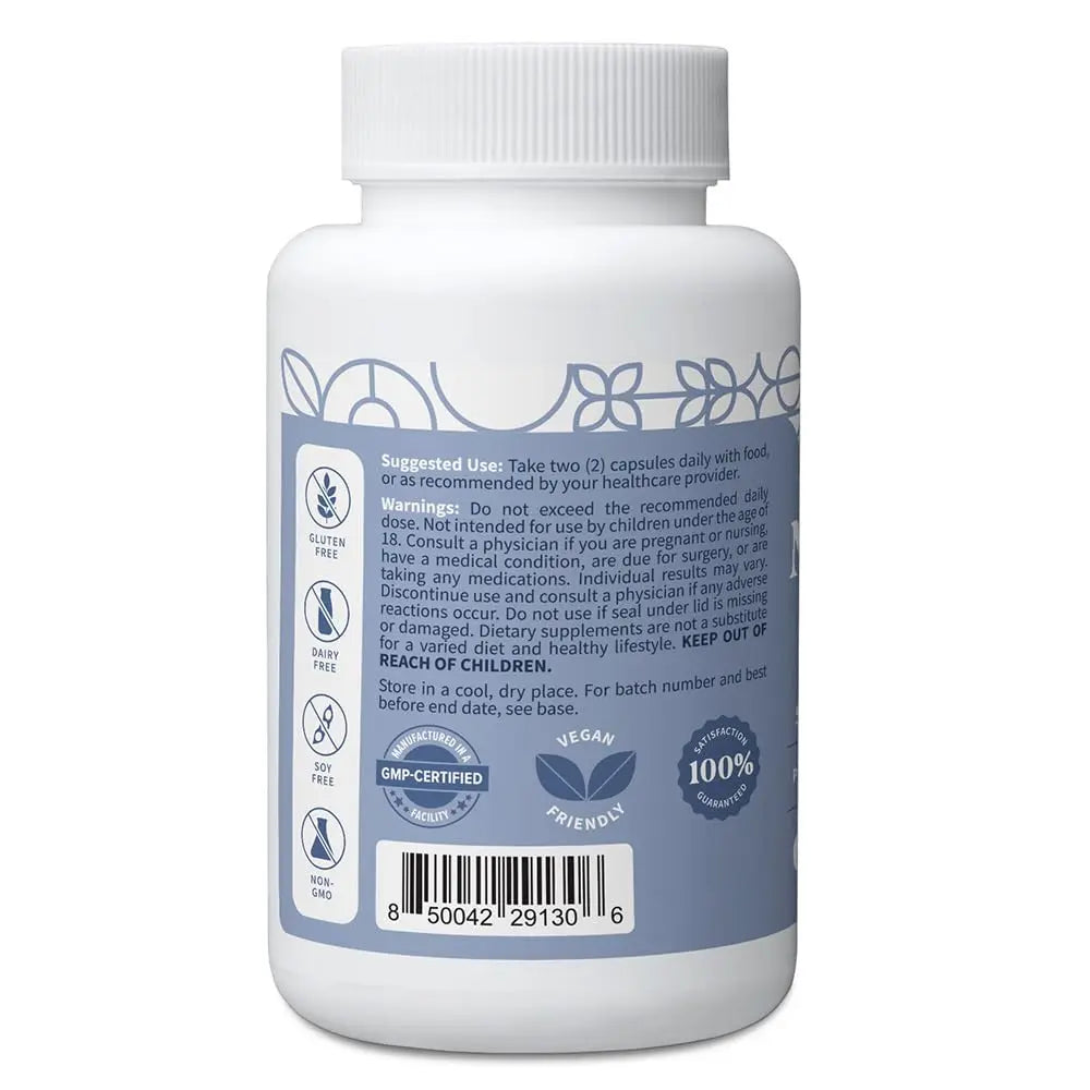 Pattern Wellness Magnesium Complex – Supports Muscle, Bone & Relaxation Health – with Zinc & Vitamin D – Daily Support Formula – 60 Vegan Capsules Pattern Wellnessnz supplements