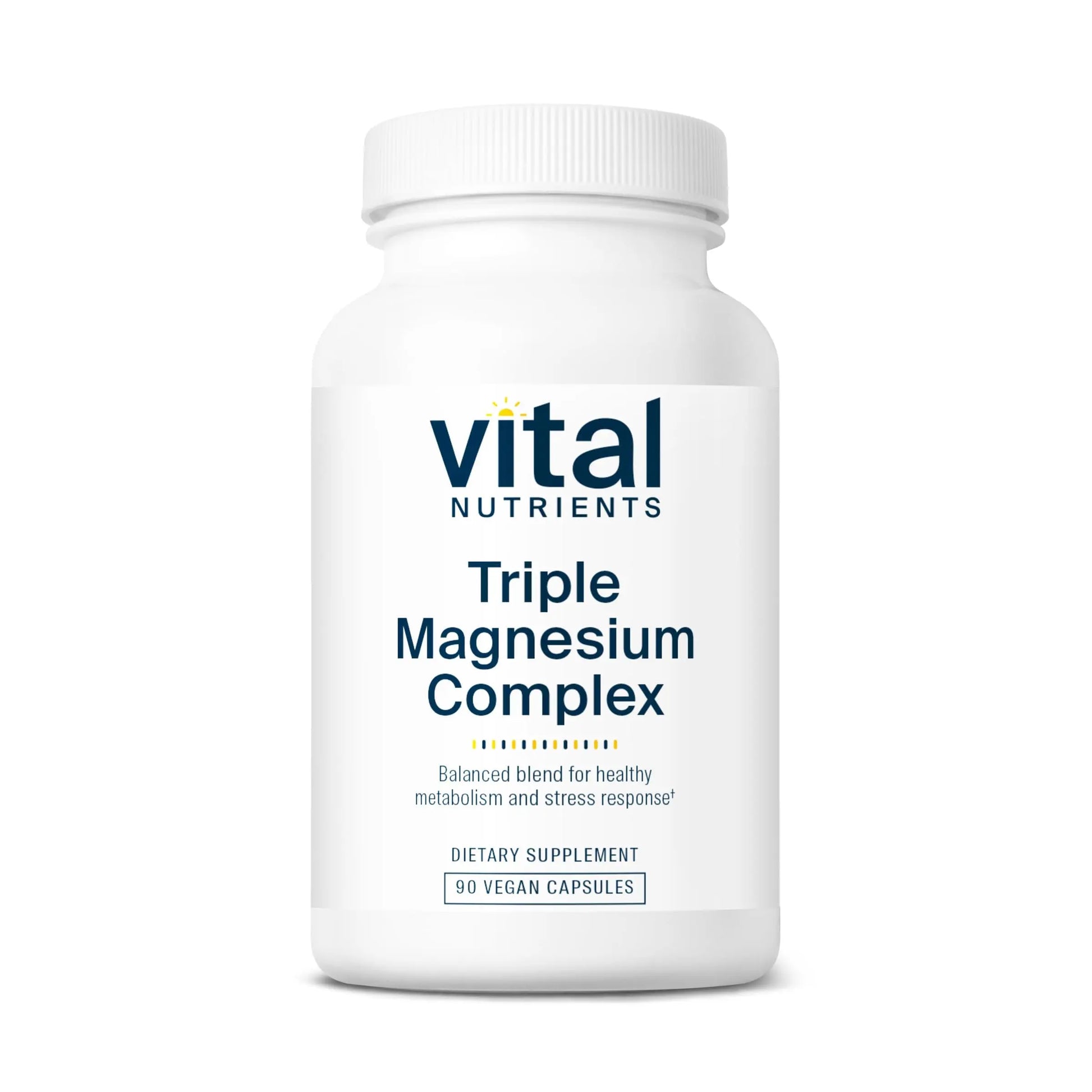 Vital Nutrients Triple Magnesium Complex Supplement | Vegan Magnesium Glycinate, Malate & Oxide 250mg | Easily Absorbed Magnesium Supplement for Stress, Muscle, Heart, Bone Support | 90 Capsules Vital NutrientsAu supplements