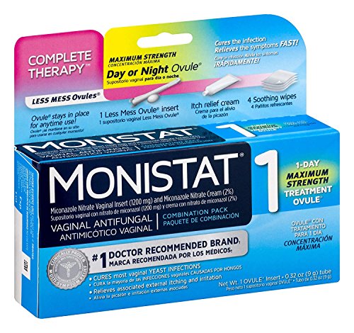 Monistat Combination Pack with 1-Ovule Insert with Applicator and External Cream MonistatAu supplements