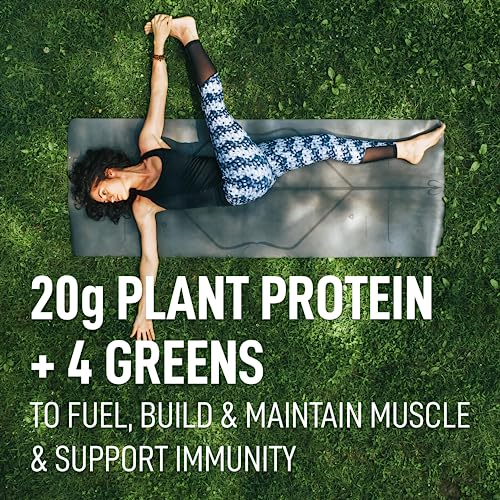 LeanFit Plant-Based Protein & Greens Natural Vanilla – 20g Plant Protein + 4 Leafy Greens LeanFitUS supplements