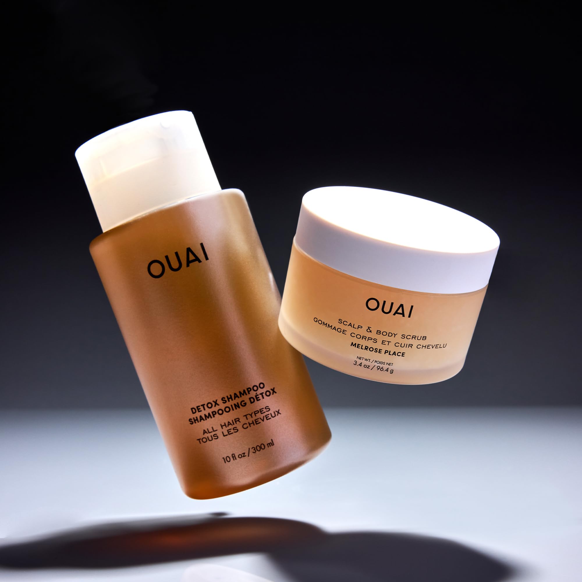 OUAI Hair Care Set - Clarifying Shampoo & Exfoliating Scalp Scrub - Deep Cleansing & Balancing - Hair Care Kit with Detox Shampoo & Travel Size Sugar Scrub for Scalp (2 Count) OUAIAu supplements
