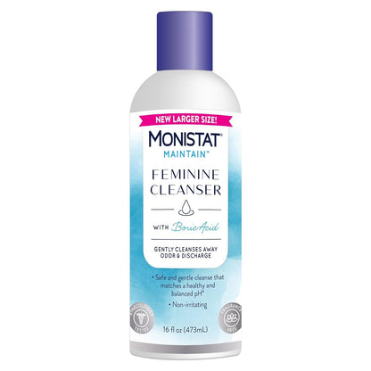 Monistat Boric Acid Feminine Cleanser, (2 Wash & 2 Cloth) Variety Pack MonistatUS supplements