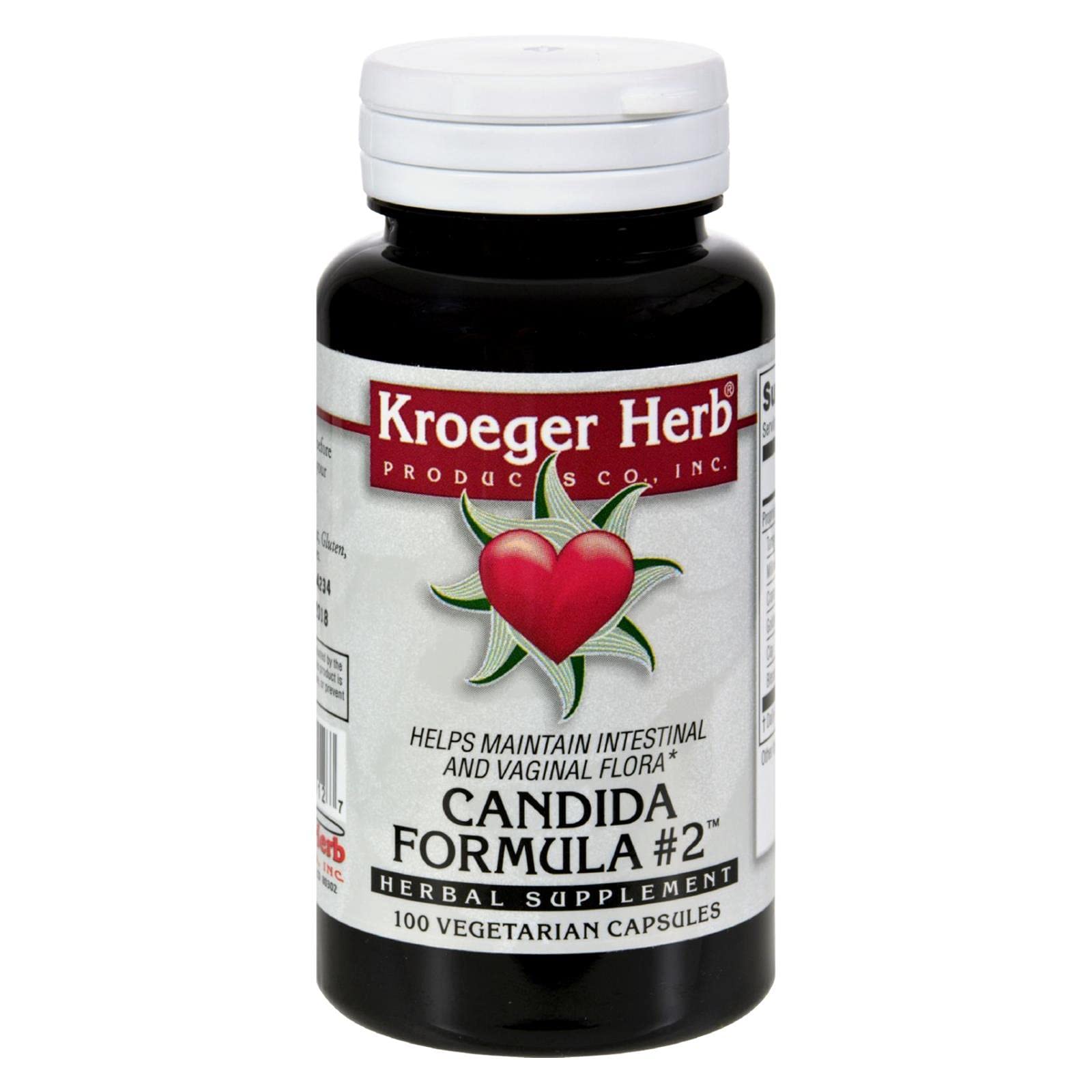 Kroeger Herb Candida Formula #2 100 Cap Kroeger Herb ProductsAu supplements