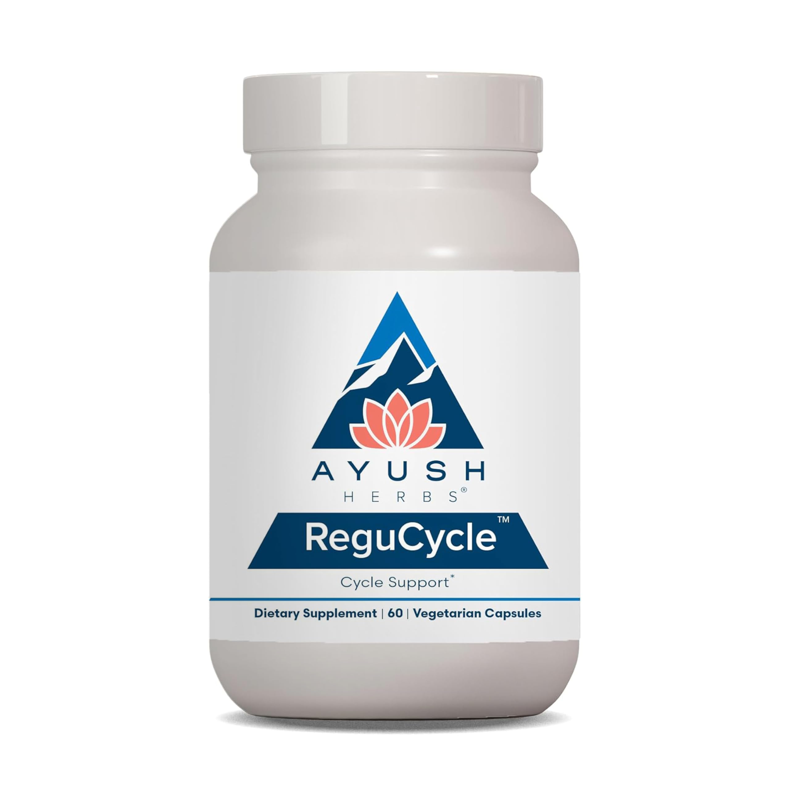 Ayush Herbs Regu-Cycle - Hormone Balance for Women, Hormonal Support, Period Support & Relief, Reproductive Health, Regulate Menstrual Cycle, Ovarian Support Supplement - 60 Vegetarian Capsules Ayush HerbsAu supplements