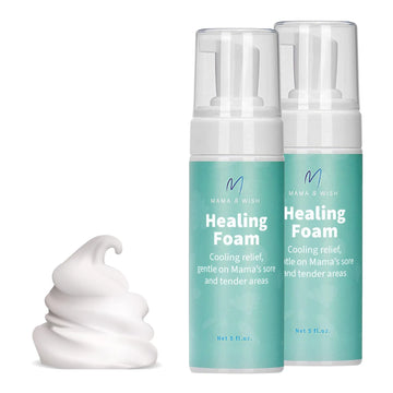 Witch Hazel Spray | Perineal Spray Postpartum Essentials Foam | Postpartum Spray - Perineal Healing Foam for Post Partum Care and Recovery an Essential for Labor (2 Pack) Mama & WishAu supplements