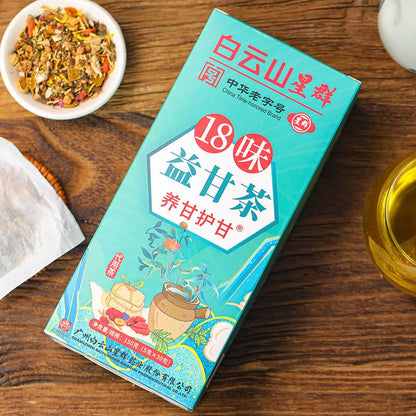 18 Flavors Liver Care Tea,Tea Extracted From 18 Kinds of Herbs Nourish The Liver and Protect HuaQingUS supplements