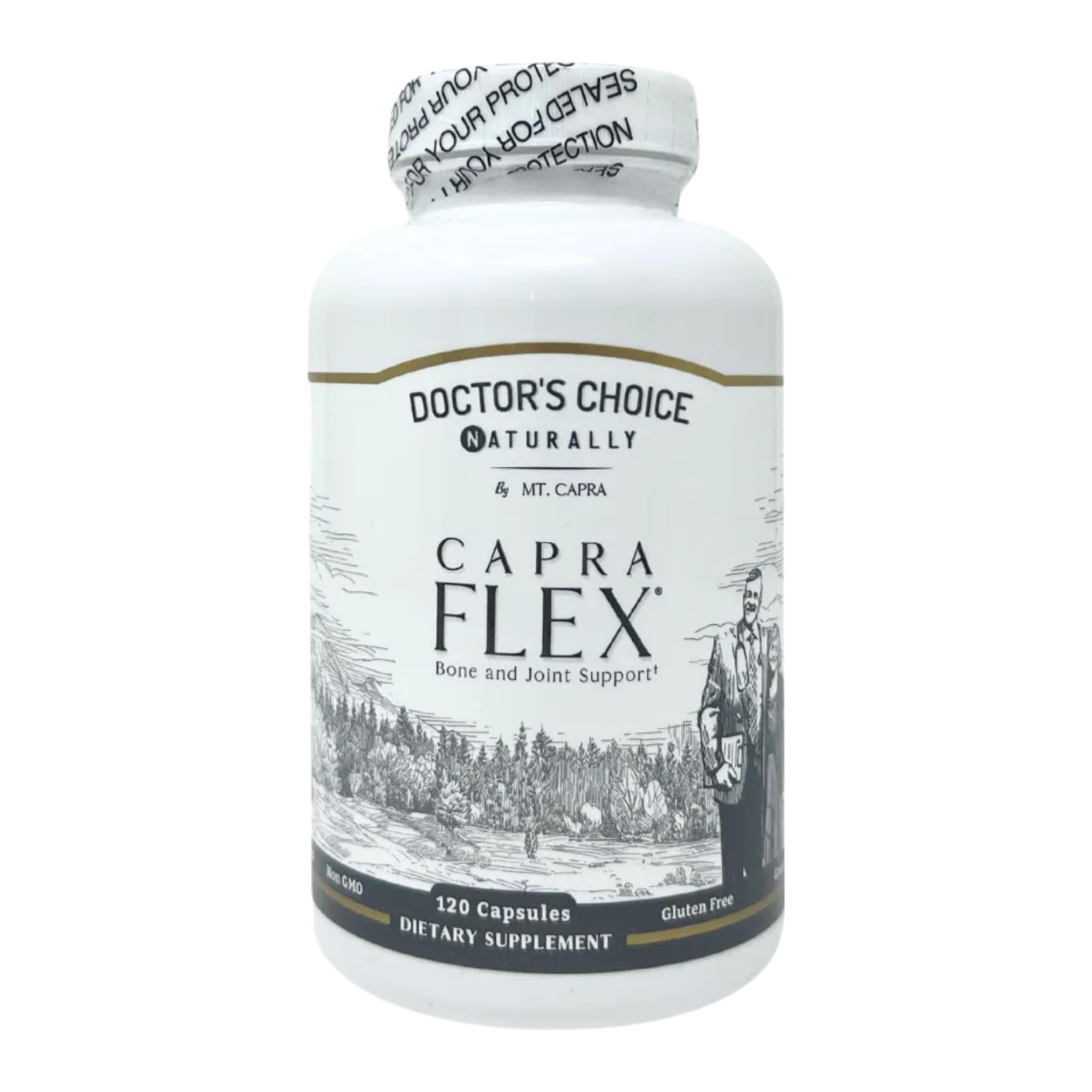 CapraFlex by Mt. Capra | Bone and Joint Support Supplement with Chicken Collagen, Hyaluronic Acid, Turmeric, and Herbs for Joint Vitality | 30 Servings - 120 Capsules Mt CapraAu supplements