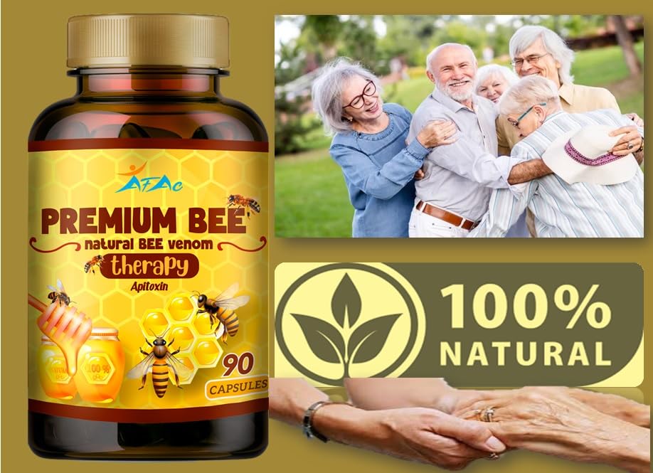 VITAMISAN Premium Natural Bee Venom with glucosamine sulfate Veneno Abeja 90 Capsulas Apitoxin Manuka Honey Dietary Supplement VITAMISANAu supplements