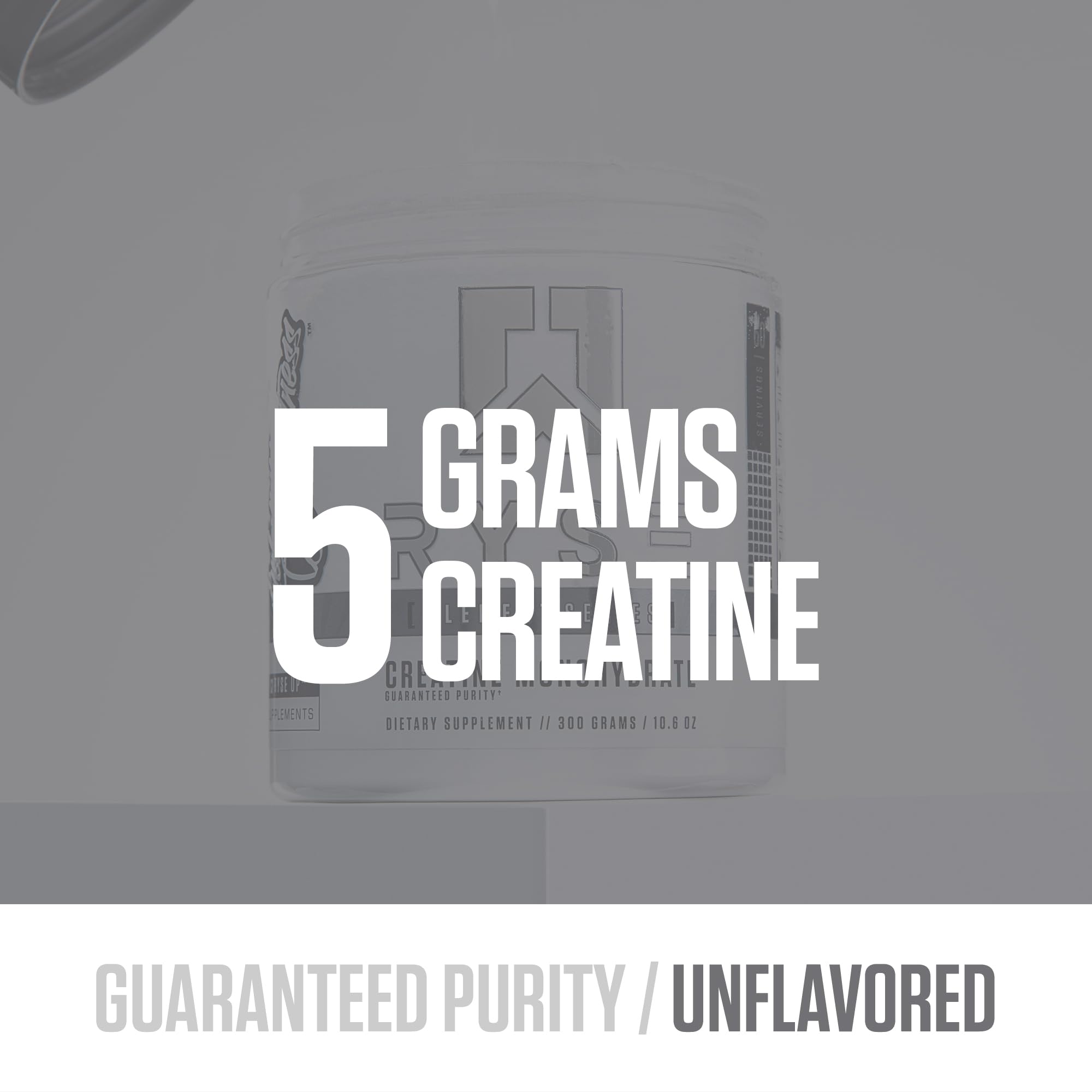 RYSE Creatine Monohydrate Powder - Unflavored - Supports Men & Women Lean Muscle Growth, Strength, Power, and Endurance - Helps Reduce Fatigue and Improve Workout Recovery - 100 Servings. RYSE Up SupplementsAu supplements