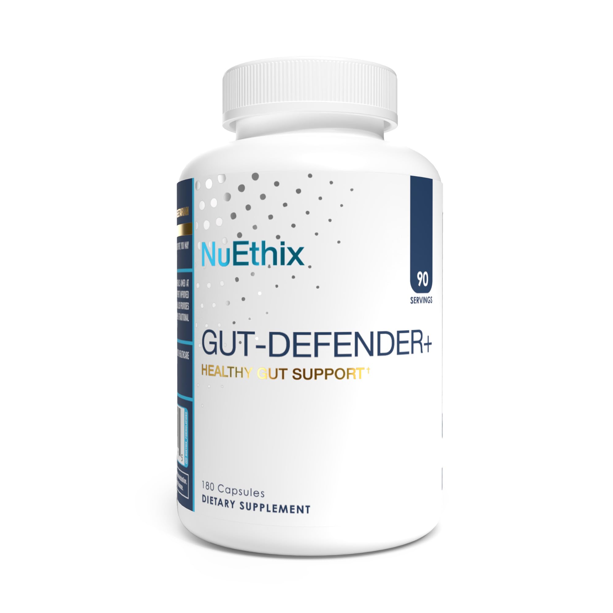 NuEthix Formulations Gut Defender+ Microbiome Balance Dietary Supplement, 180 Capsules, 90 Servings NuEthix FormulationsAu supplements