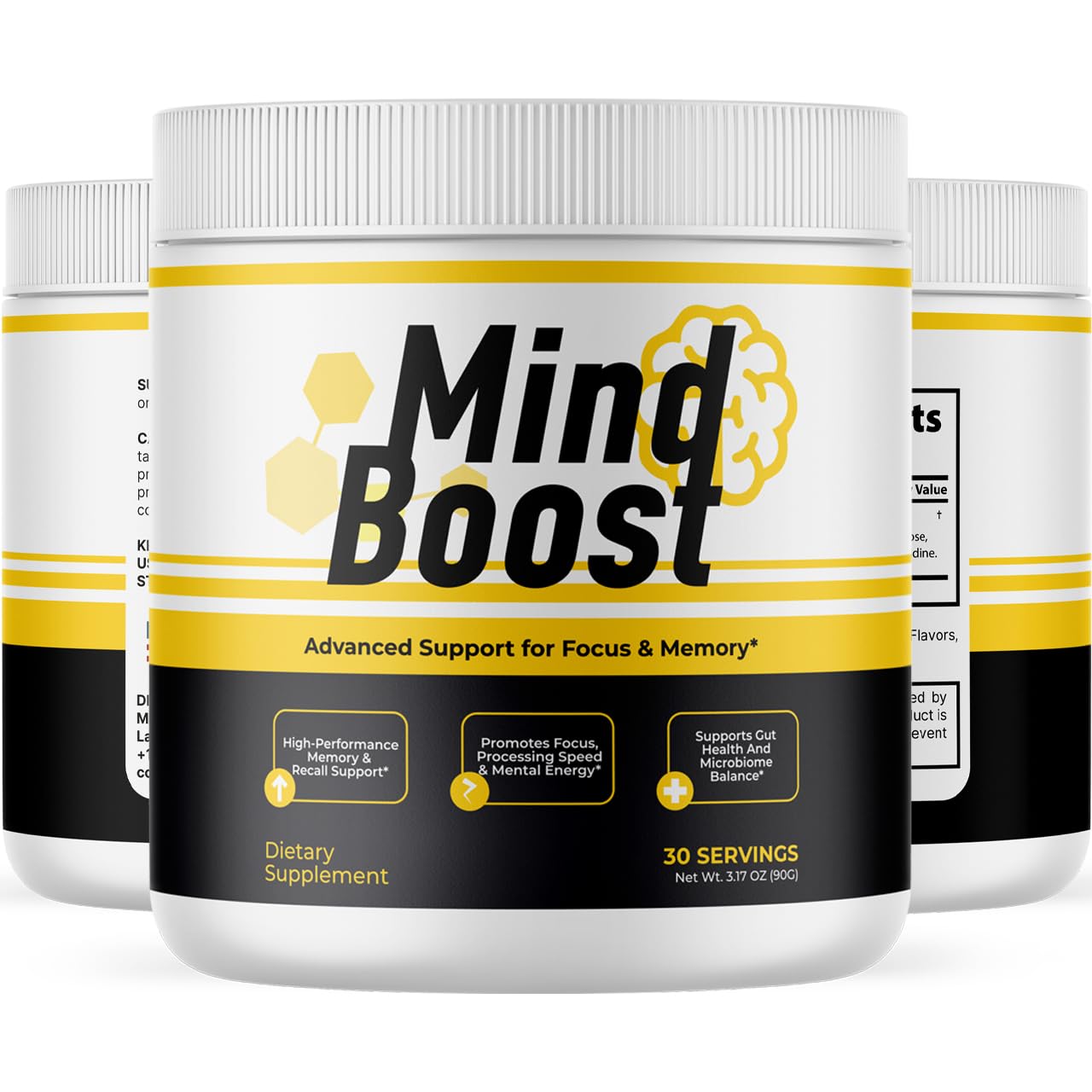 MindBoost Powder - Official Mind Boost Day Supplement, Advanced Nootropic, Premium Formula, Natural Vitamins for Wellness - 1 Bottle for 1 Month VIVALISAu supplements