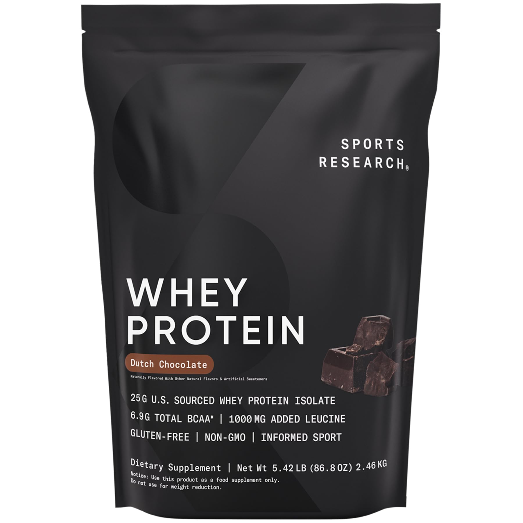 Sports Research Whey Protein - Sports Nutrition Whey Isolate Protein Powder Sports ResearchUS supplements
