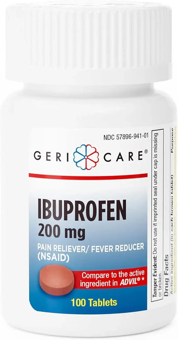 Geri Care IBUPROFEN Pain Relief Tablets (100 Count) GeriCareAu supplements