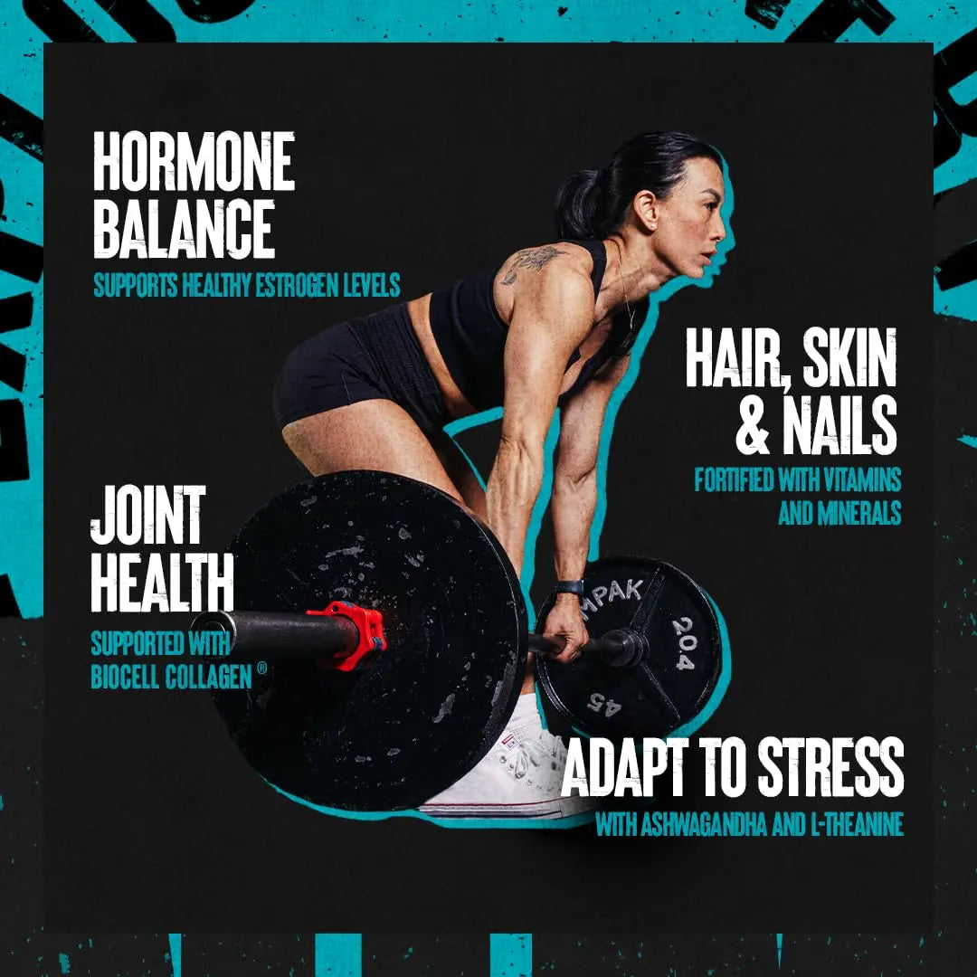 Animal Power Balance – Women's Alpha F Comprehensive Formula – Supports Hormonal Balance, Complexion, Hair, Nails, Mood and Stress, Intestinal Health, & Bone and Joint Health – 30 Packs Animalnz supplements