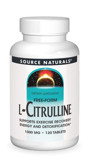 Source Naturals L-Citrulline 1000mg - Nitric Oxcide Booster - 120 Tablets Source NaturalsAu supplements