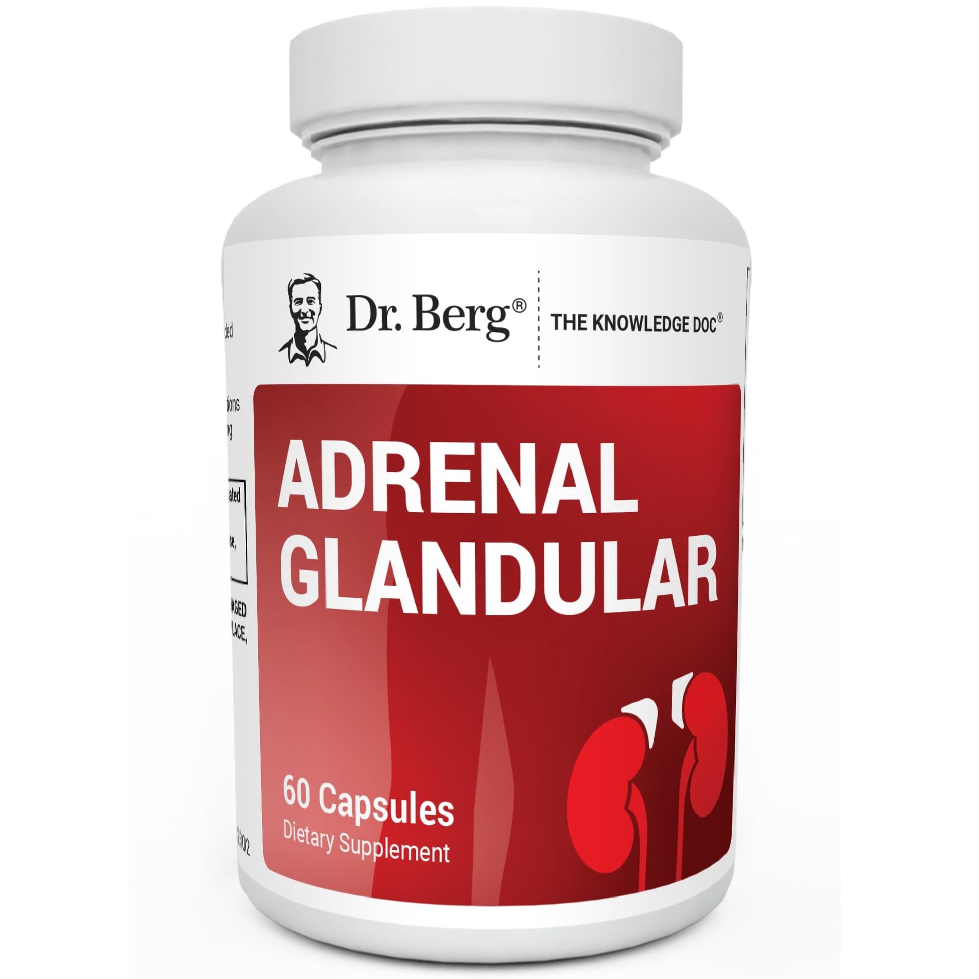 Dr. Berg Adrenal Glandular - Hormone Balance Formula That Supports Healthy Adrenal Function - Adrenal Support Supplement - 60 Capsules Dr. Berg NutritionalsAu supplements