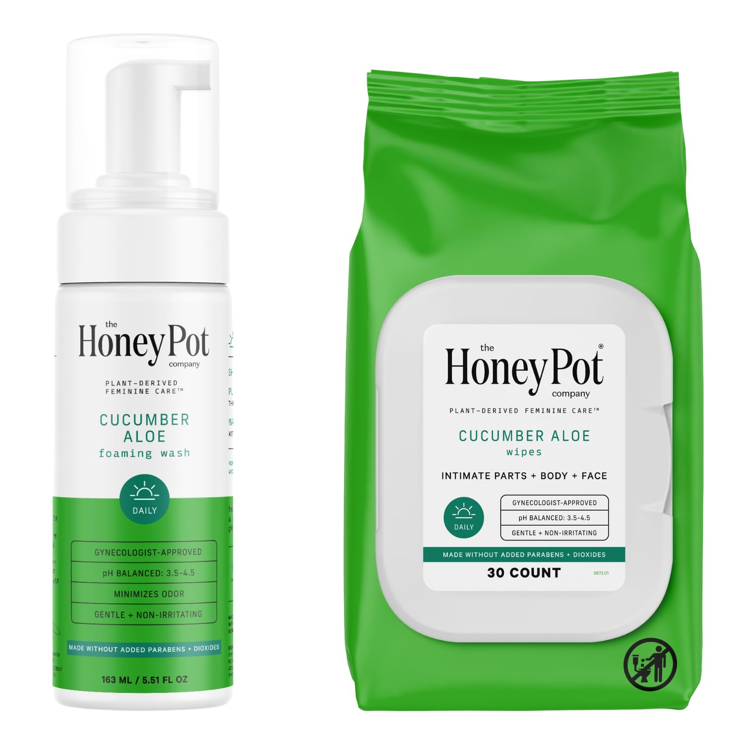 The Honey Pot Company - Feminine Wash & Feminine Wipe Bundle - Includes Ph Balance Feminine The Honey Pot CompanyAu supplements