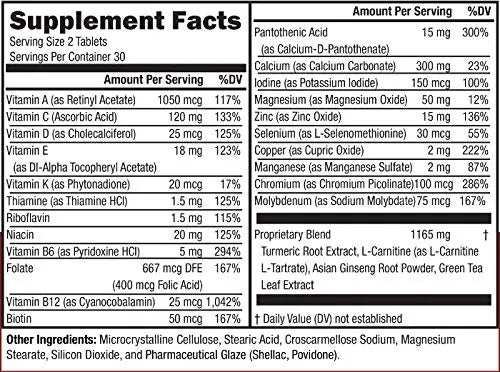 NeoVitin Women's 50+ Formula Multivitamin with Brilliant Blend - Daily Nutritional Support for Women Over 50 (60 Count) NeoVitinAu supplements