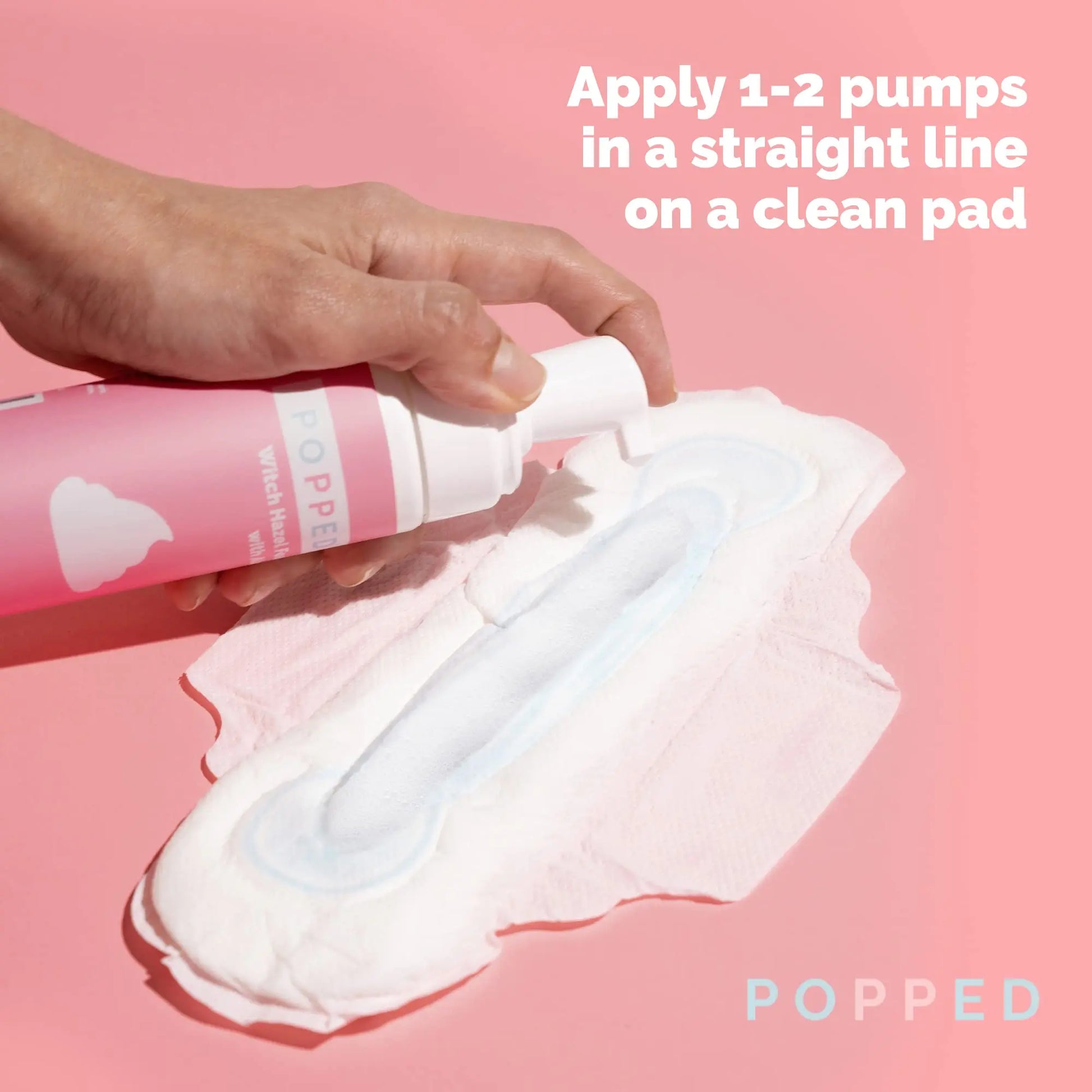 POPPED Witch Hazel Foam with Aloe (5 fl oz) | Perineal Healing Foam for Postpartum Care | Relieves Pain, Hemorrhoids, and Swelling After Birth | Postpartum Essential POPPEDAu supplements