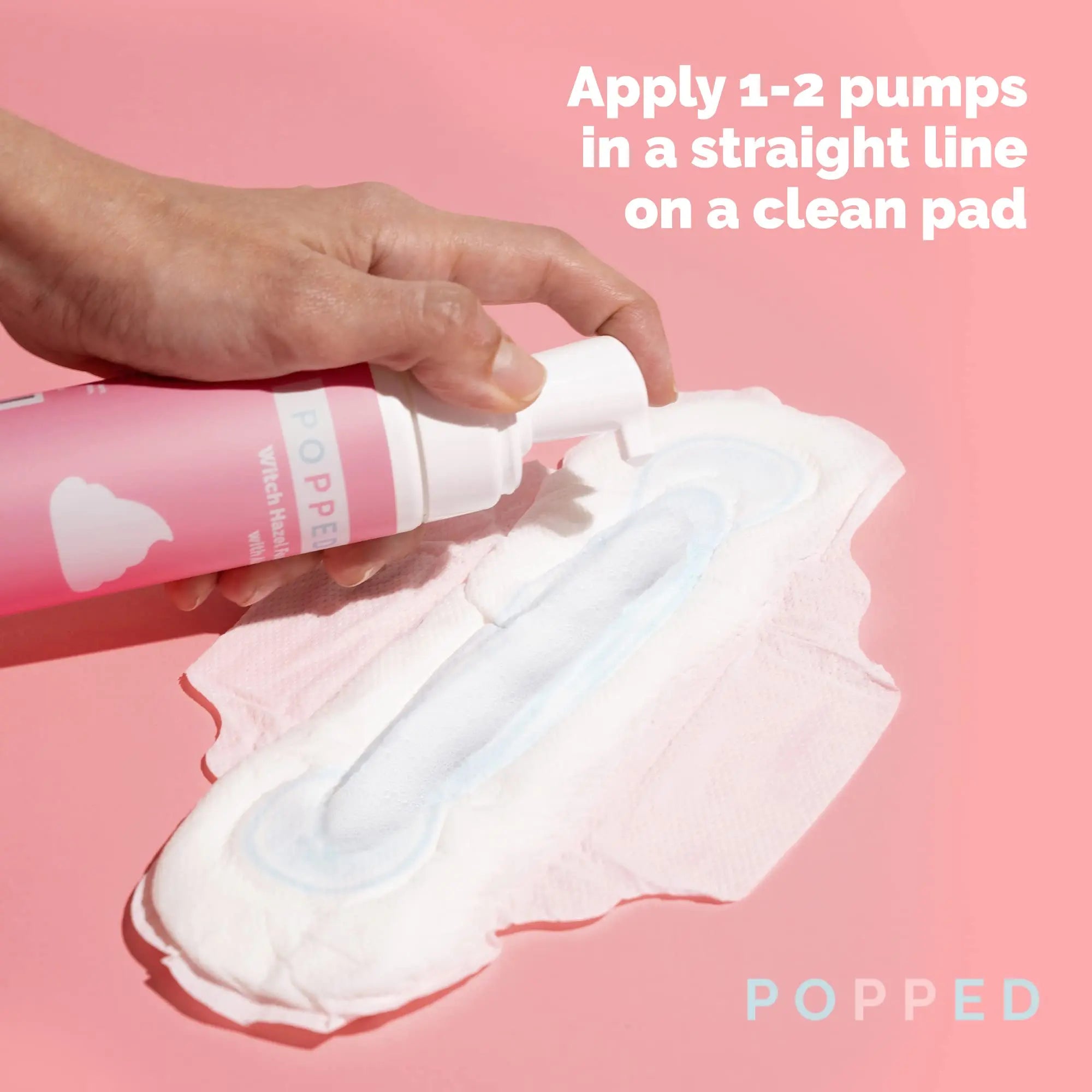 POPPED Witch Hazel Foam with Aloe (5 fl oz) | Perineal Healing Foam for Postpartum Care | Relieves Pain, Hemorrhoids, and Swelling After Birth | Postpartum Essential POPPEDAu supplements