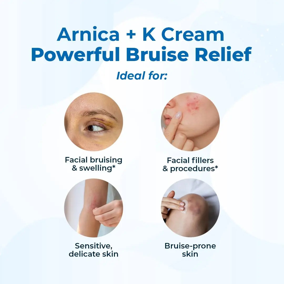 VitaMedica Arnica + Vitamin K Bruise Recovery Cream for Face & Under-Eye, Sensitive-Skin Formula, Post-Procedure Support, 0.5 oz VitaMedicaAu supplements