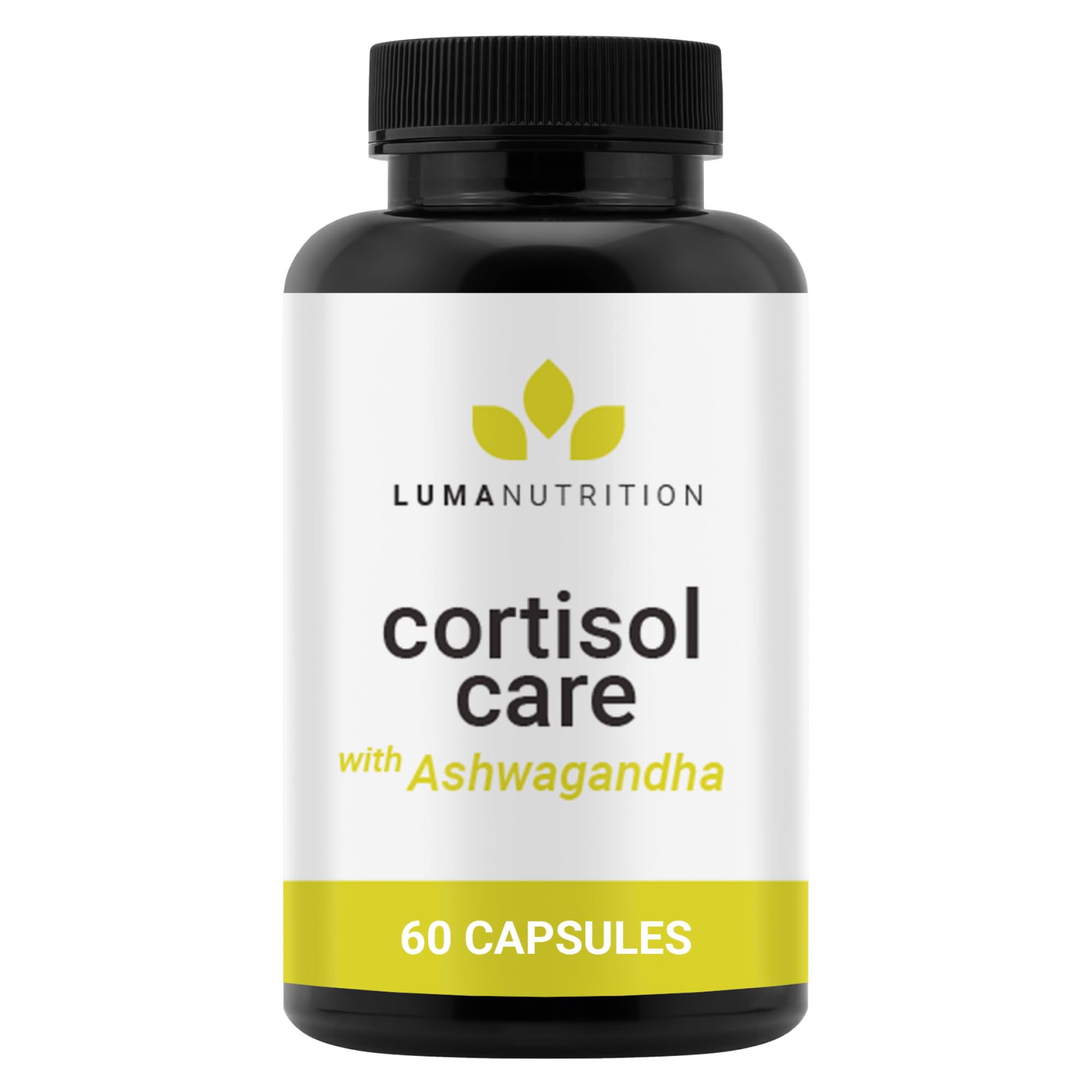 Luma Nutrition Cortisol Reducer and Manager - Ashwagandha + L-Theanine - Cortisol Supplements for Women and Men - Stress Relief, Restful Sleep, Detox, Lower and Control - 60 Capsules Luma NutritionAu supplements