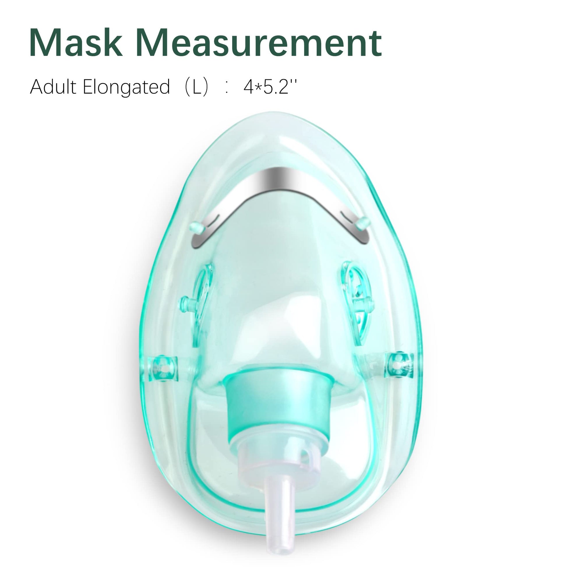 ANSNF 2 Pack Oxygen Mask for Face Adult with 6.6' Tube & Adjustable Elastic Strap - Size M+L ANSNFAu supplements