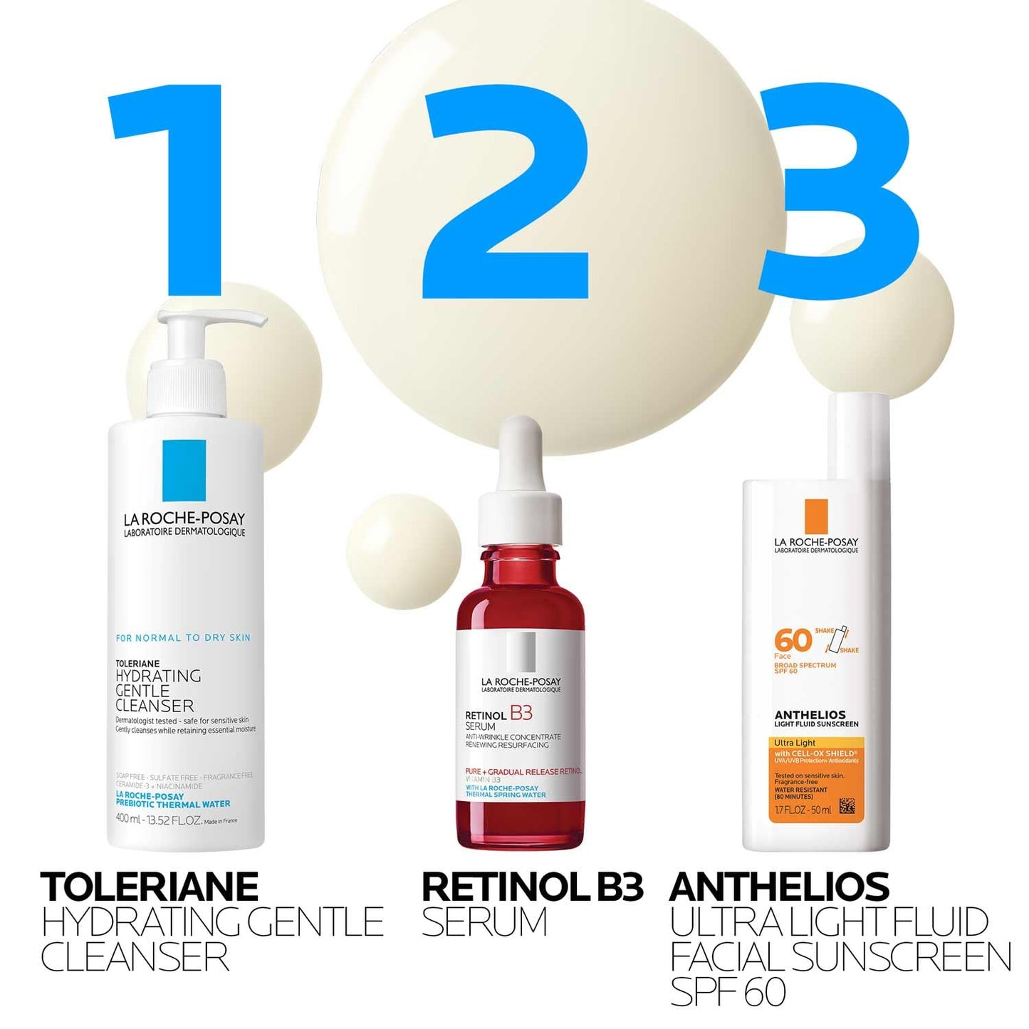 La Roche-Posay Pure Retinol Face Serum with Vitamin B3, Anti Aging Face Serum for Lines, La Roche-PosayUS supplements