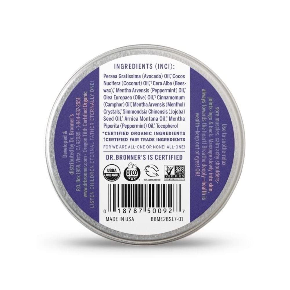 Dr. Bronners, Organic Magic Arnica Menthol Balm, 2 Ounce Dr. Bronner'sAu supplements