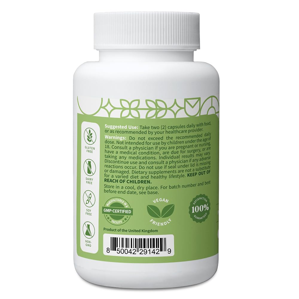 Pattern Wellness Vision Complex Supplement – Daily Eye & Visual Function Support – Herbal Extract & Vitamin Blend – 60 Vegan Capsules Pattern WellnessAu supplements