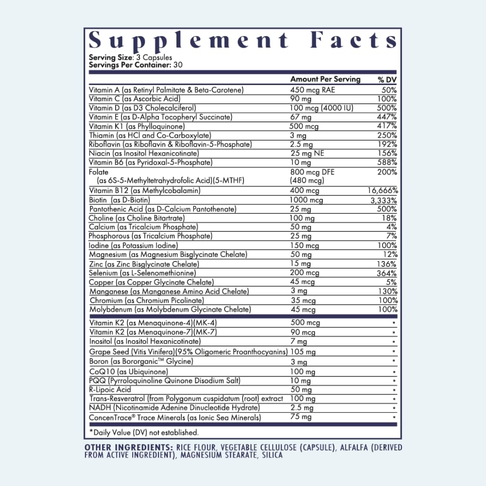 FullWell Women's Multivitamin - Daily Multivitamin for Reproductive Health - Supports Future Fertility, Hormone Balance & Overall Wellness - Antioxidant Blend - CoQ10 & PQQ - 90 Count (30 Servings) FullWellAu supplements