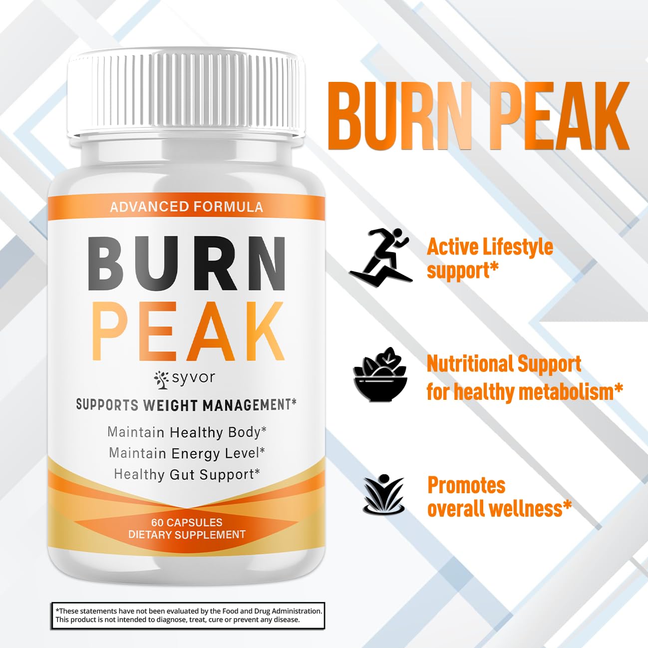 (2 Pack) Burn Peak Capsules, Official Burnpeak Pink Salt Pills with All Natural Ingredients, Advanced BurnPeak Health Supplement with Premium Vitamins for Active Lifestyle Support (120 Capsules) SyvorAu supplements