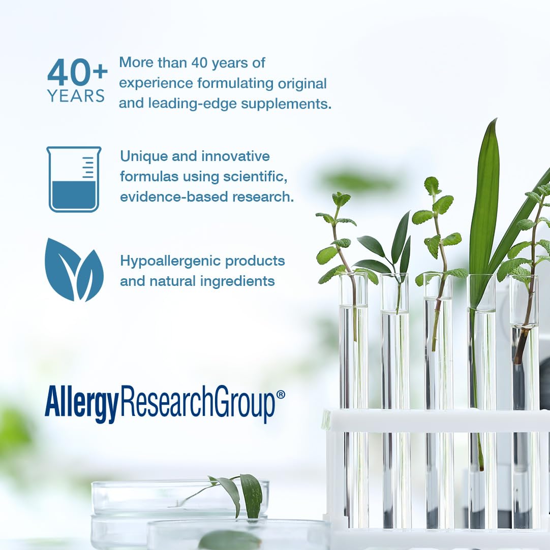 Allergy Research Group PhytoCort Supplement - Respiratory Support, Lung Health, Lung Detox, Lung Cleanse, Healthy Breathing, Herbal Support, Reishi, Licorice, Noni, Vegetarian Capsules - 120 Count Allergy Research GroupAu supplements