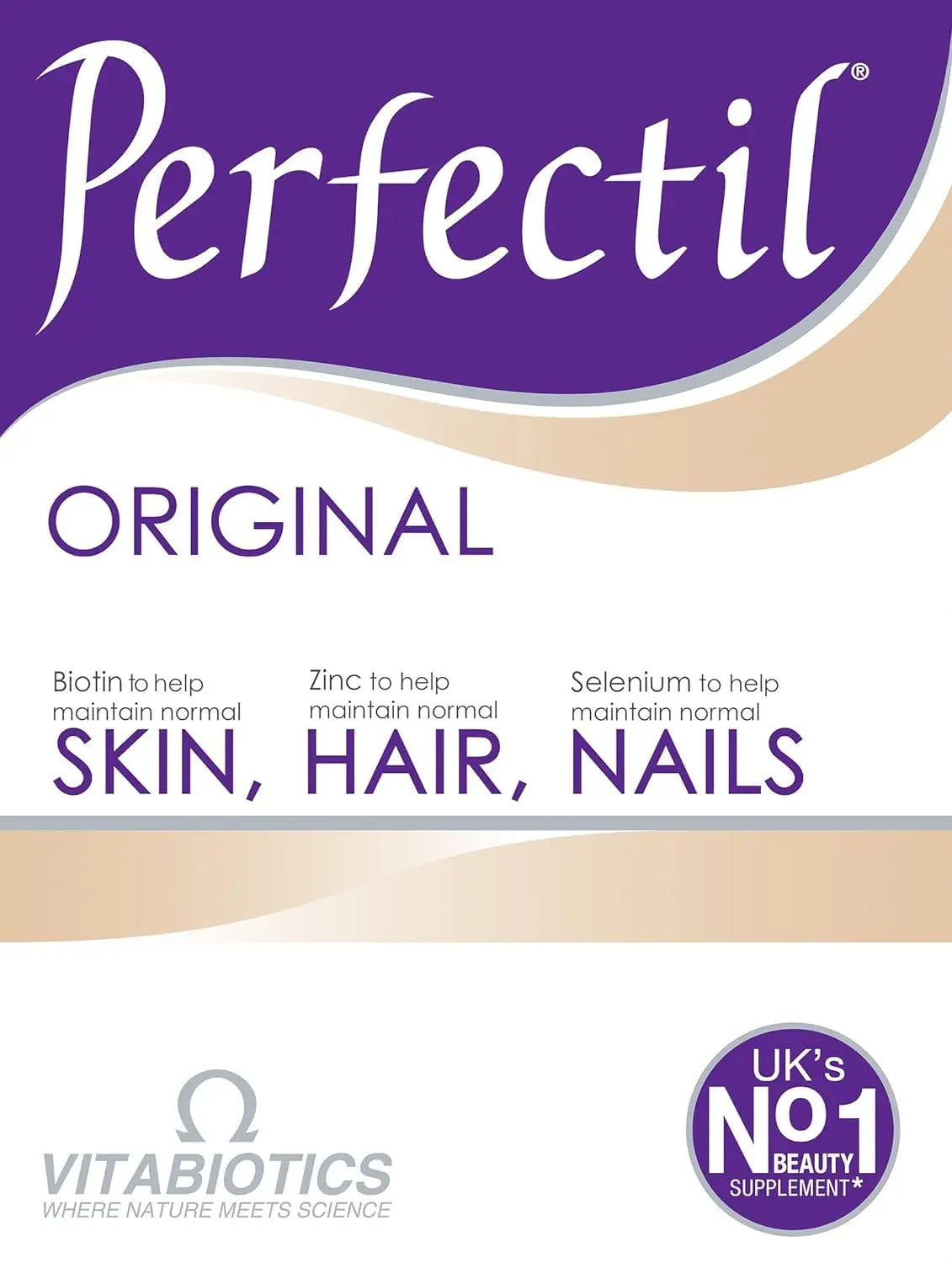 Vitabiotics, Perfectil Triple Active, Essential Nutrients to help maintain healthy Skin, Hair & Nails, 30-Count Boxes (Pack of 2) PerfectilAu supplements