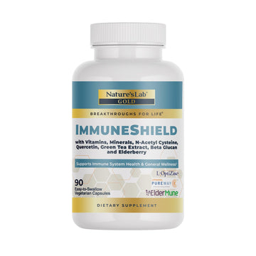 Nature's Lab Gold ImmuneShield - Supports Immune System Health & General Wellness* - 90 Capsules (30 Day Supply) Nature's LabAu supplements