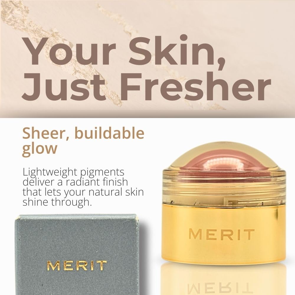 MERIT Flush Balm Cream Blush – Archival Cool Mauve | Hydrating Radiant Cheek & Lip Tint Stick with Vitamin E | Lightweight, Buildable, Vegan & Cruelty-Free Blush MeritAu supplements
