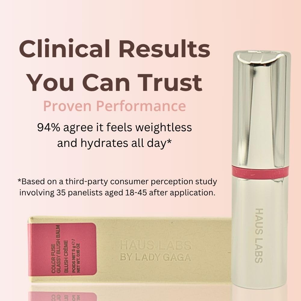Haus Labs Color Fuse Longwear Hydrating Glassy Lip + Cheek Blush Balm Stick - Glassy Rosette Haus LaboratoriesAu supplements
