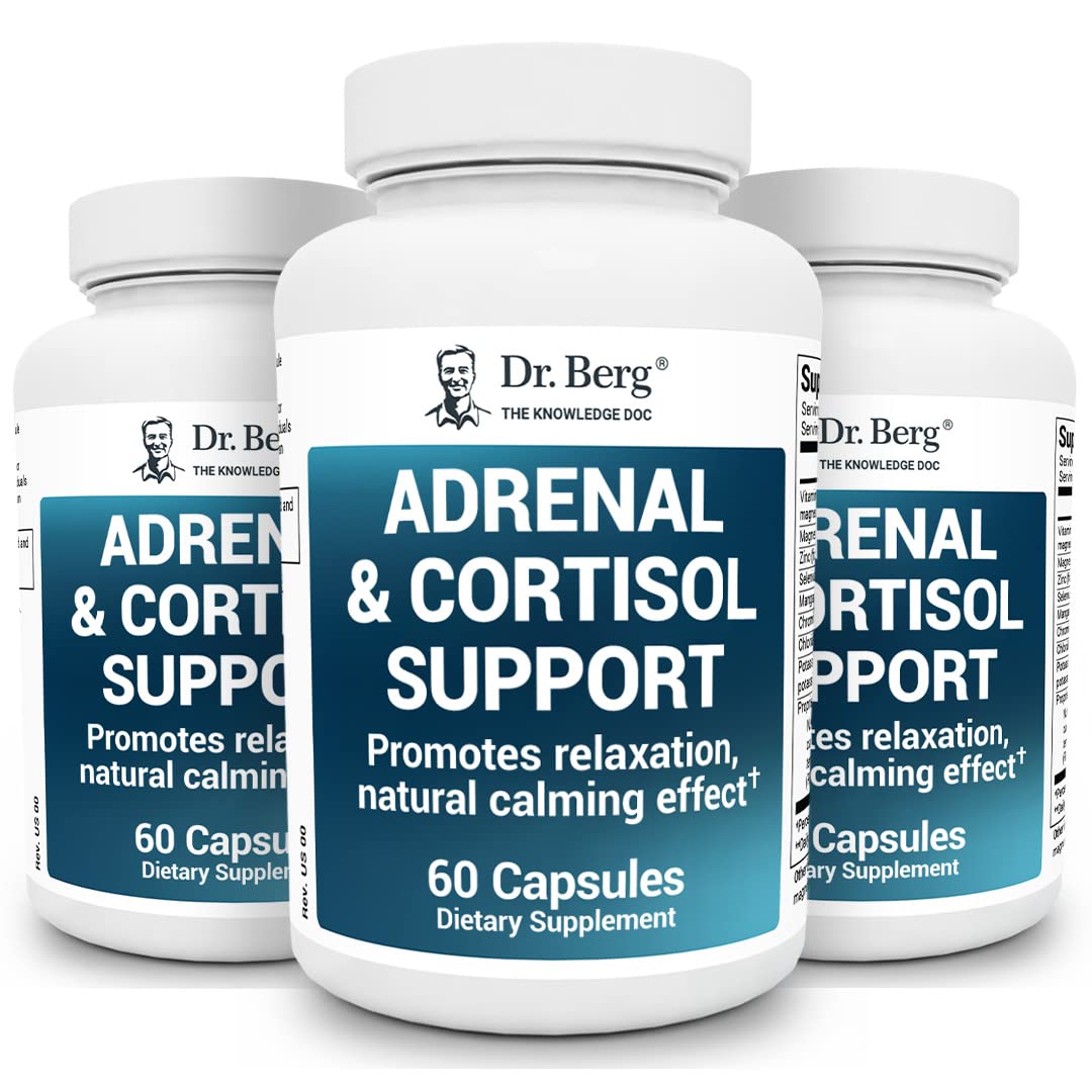 Dr. Berg Adrenal & Cortisol Supplement New Formula - Adrenal Supplement & Cortisol Dr. Berg NutritionalsUS supplements
