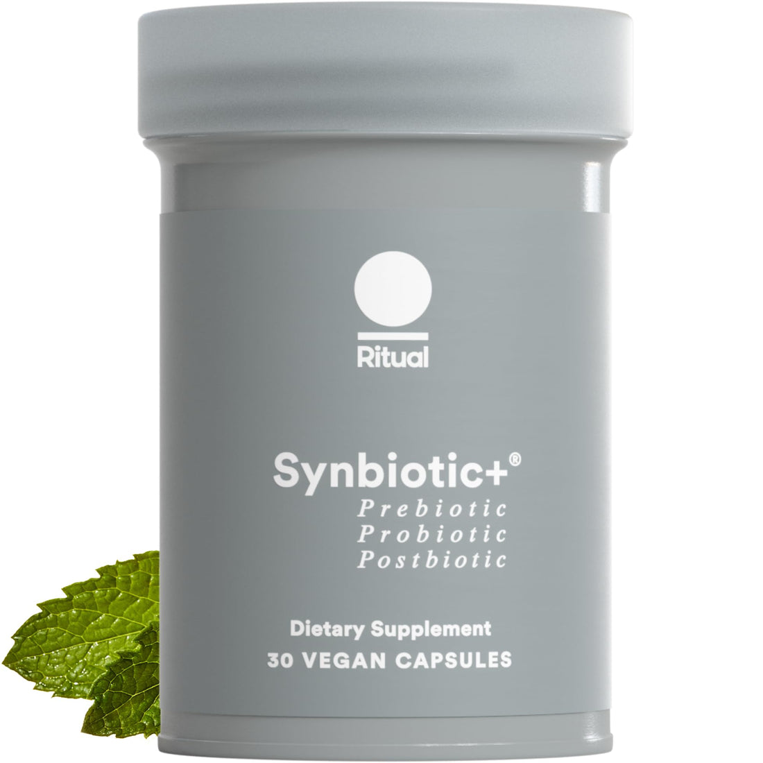Ritual Synbiotic+ Probiotic, Prebiotic, Postbiotic, 3-in-1 Supplement for Gut Health and Digestive Support, Regularity, Bloat, Immune, Vegan Delayed-Released Daily Capsule, Women and Men, 30 Day RitualUS supplements